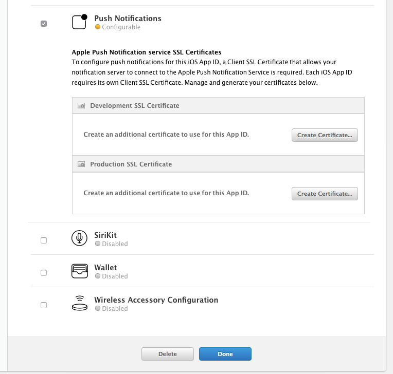 Configure Apple Push Notifications In Yosemite Server