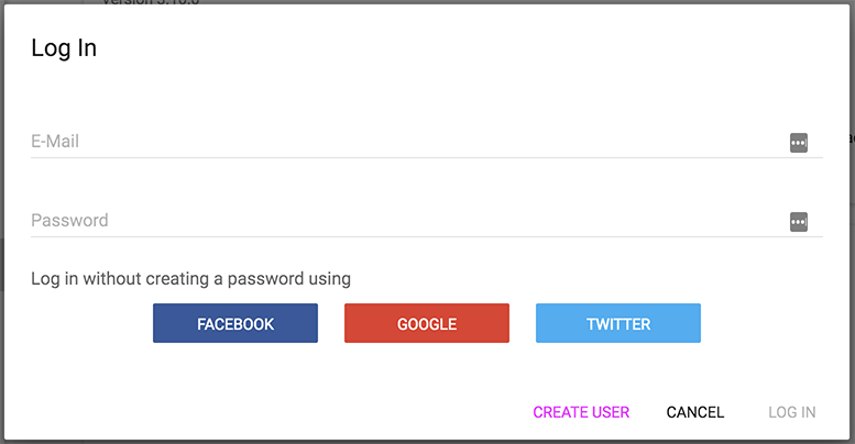 Social Network login